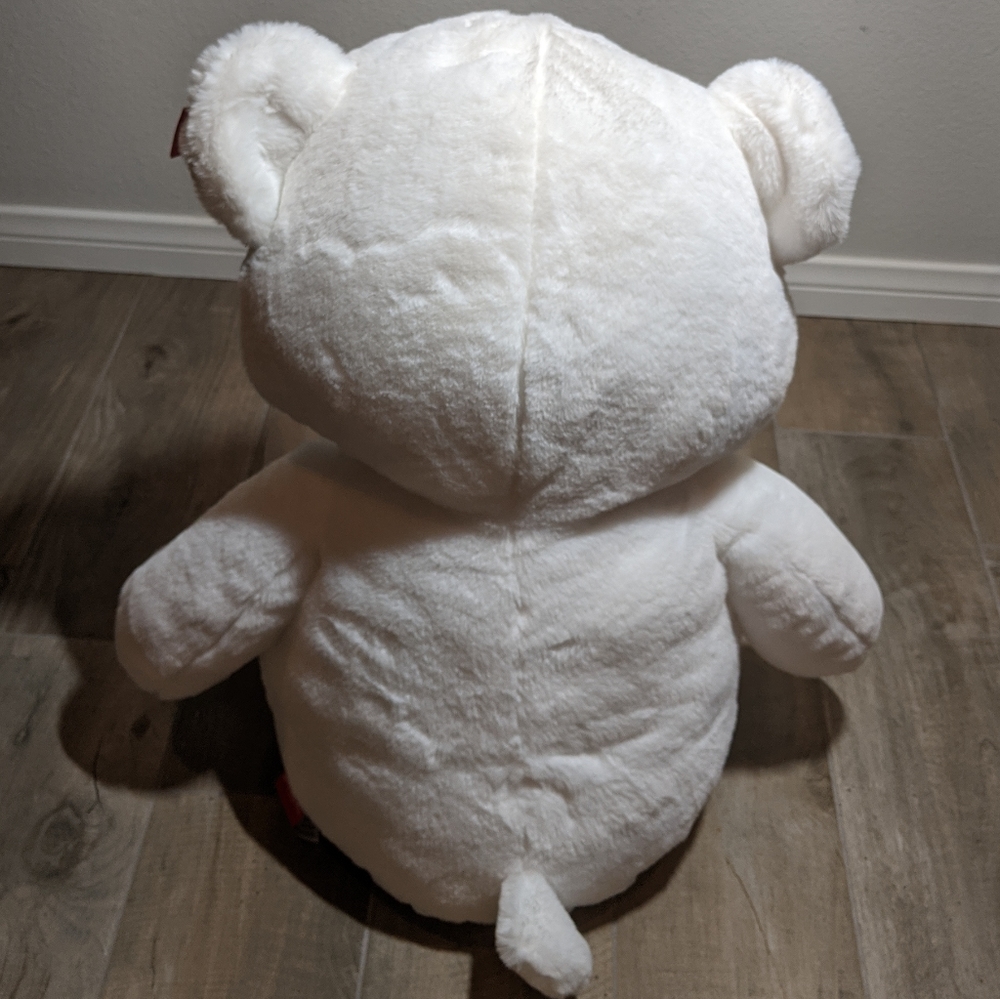 Large white teddy bear - Picture 3 of 4
